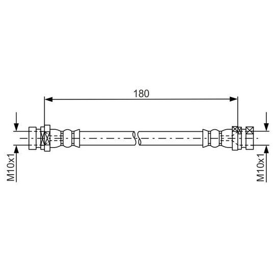 1 987 481 681 Brake Hose