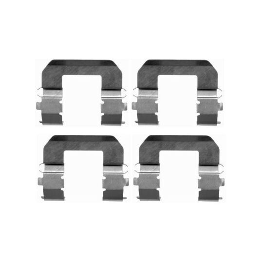 1 987 474 404 Accessory Kit, disc brake pad