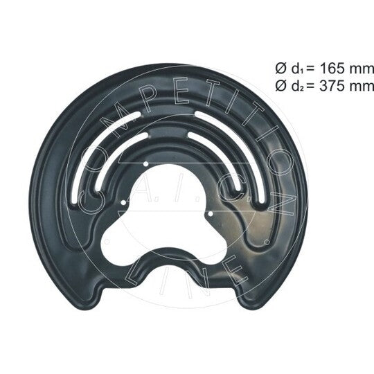 57576 Splash Panel, brake disc