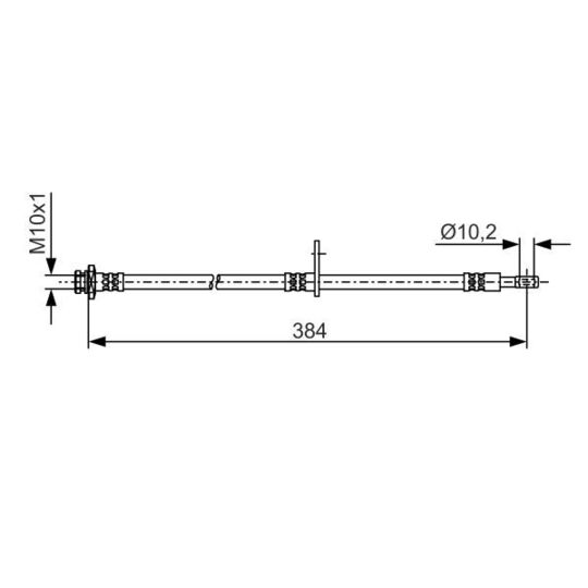 1 987 481 A54 Brake Hose