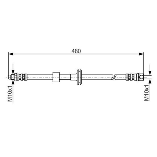 1 987 476 778 Brake Hose