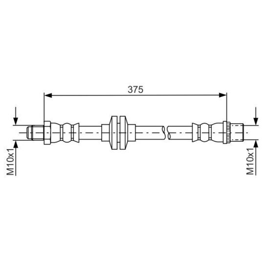 1 987 481 695 Brake Hose