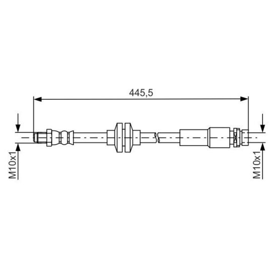 1 987 481 668 Brake Hose