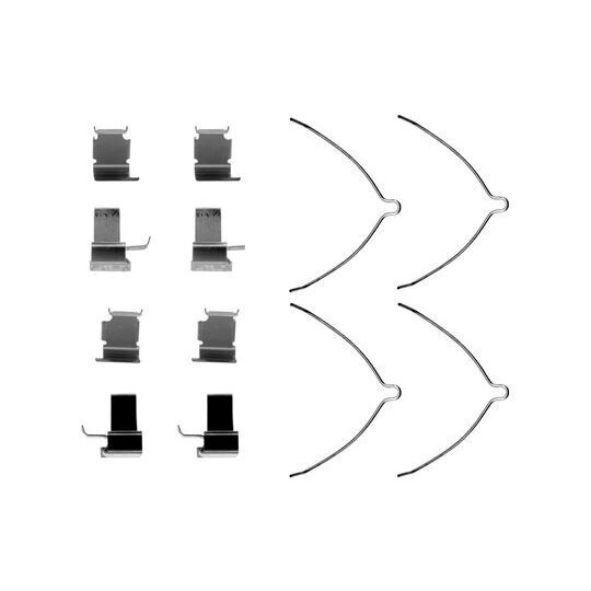 1 987 474 634 Accessory Kit, disc brake pad