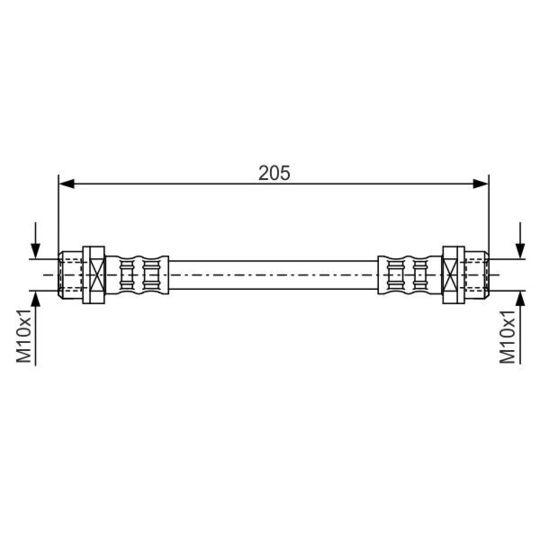 1 987 476 477 Brake Hose