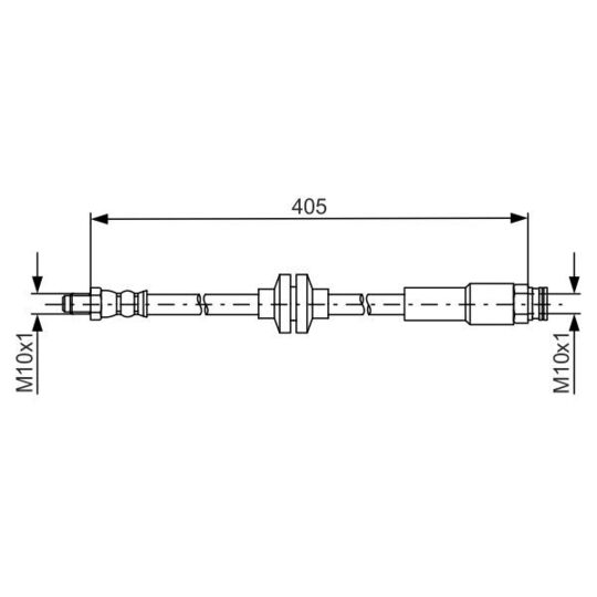 1 987 481 671 Brake Hose