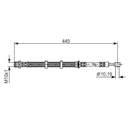 1 987 476 354 Brake Hose
