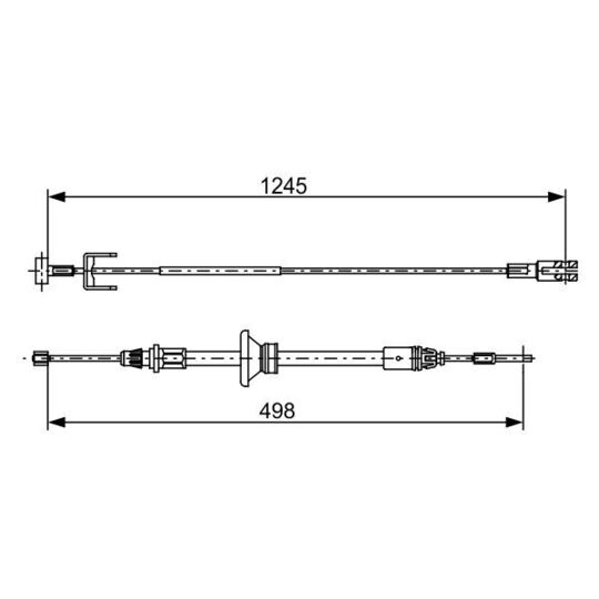 1 987 482 524 Cable, parking brake