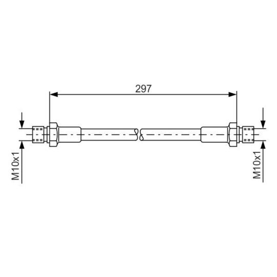 1 987 476 290 Brake Hose