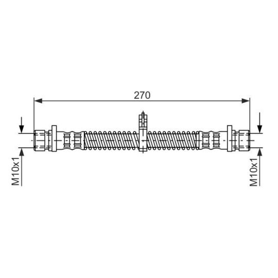 1 987 476 349 Brake Hose