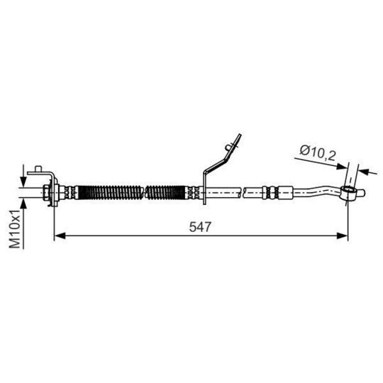 1 987 481 A56 Brake Hose