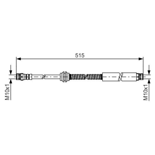 1 987 481 447 Brake Hose