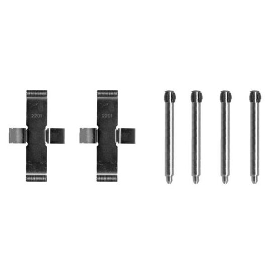 1 987 474 101 Accessory Kit, disc brake pad