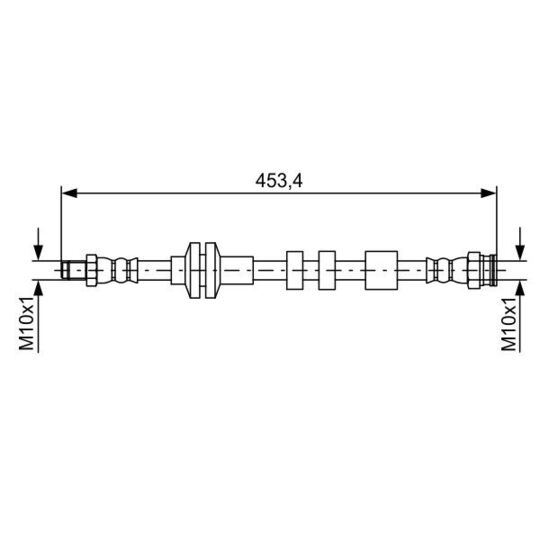 1 987 481 574 Brake Hose