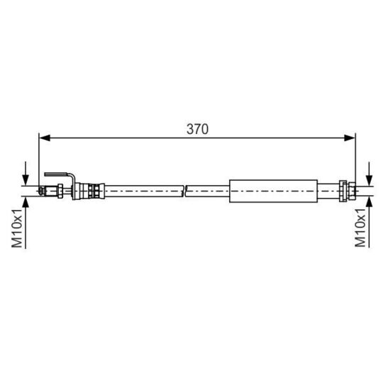 1 987 481 487 Brake Hose
