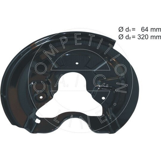 56163 Splash Panel, brake disc