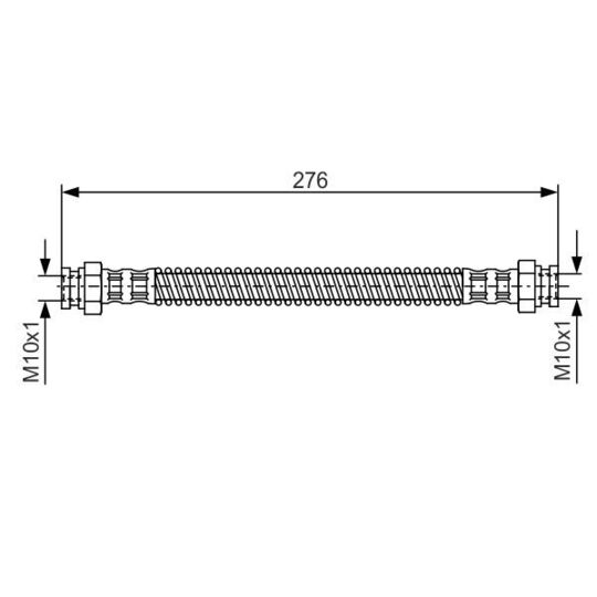 1 987 476 523 Brake Hose