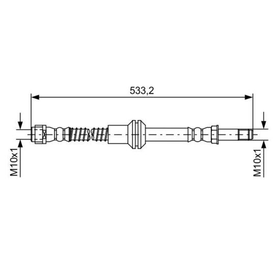 1 987 481 609 Brake Hose