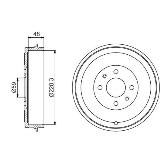 0 986 477 212 Brake Drum