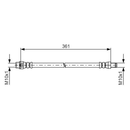 1 987 481 600 Brake Hose