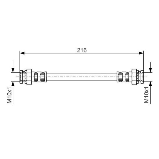 1 987 476 529 Brake Hose