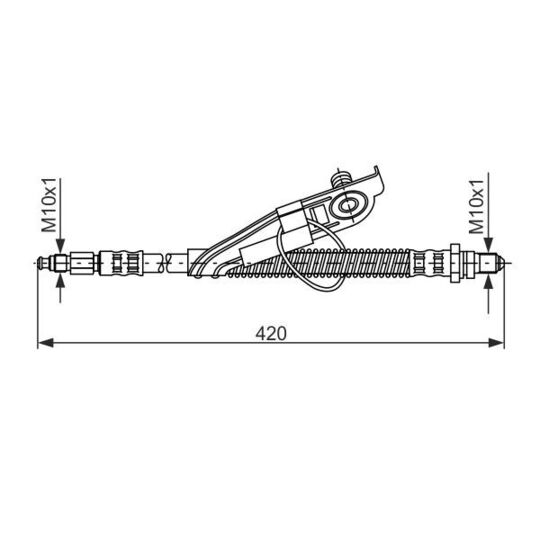 1 987 476 816 Brake Hose