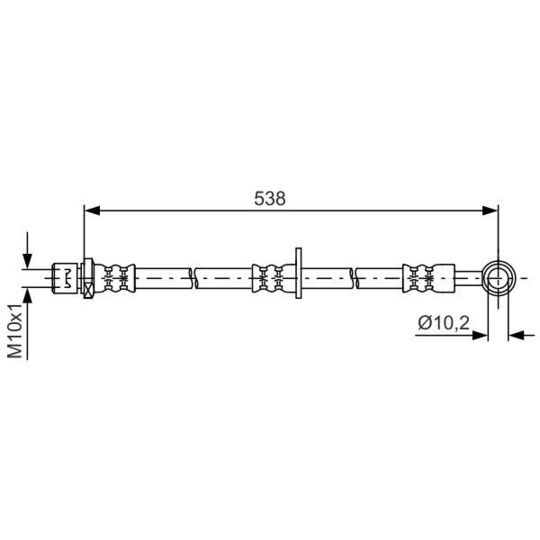 1 987 481 606 Brake Hose