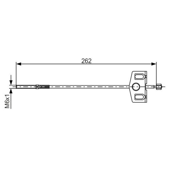 1 987 482 337 Cable, parking brake