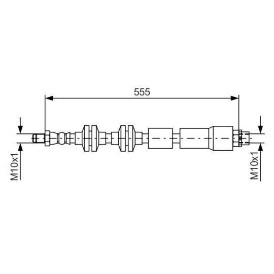 1 987 481 569 Brake Hose