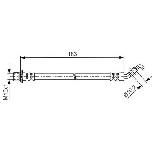 1 987 481 639 Brake Hose