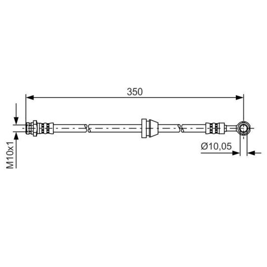 1 987 481 388 Brake Hose