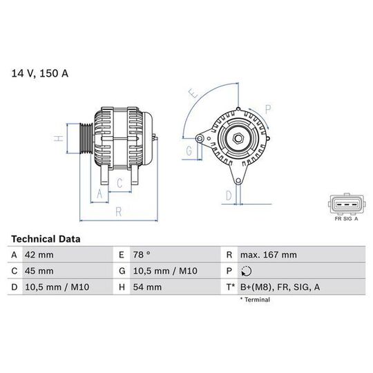 0 986 049 071 Alternator
