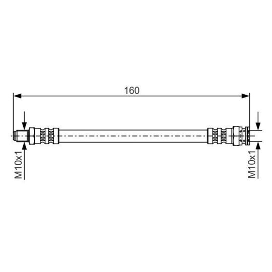 1 987 476 629 Brake Hose