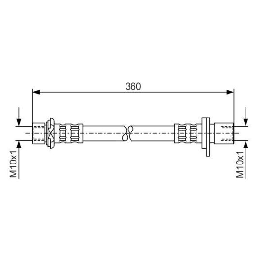 1 987 476 726 Brake Hose