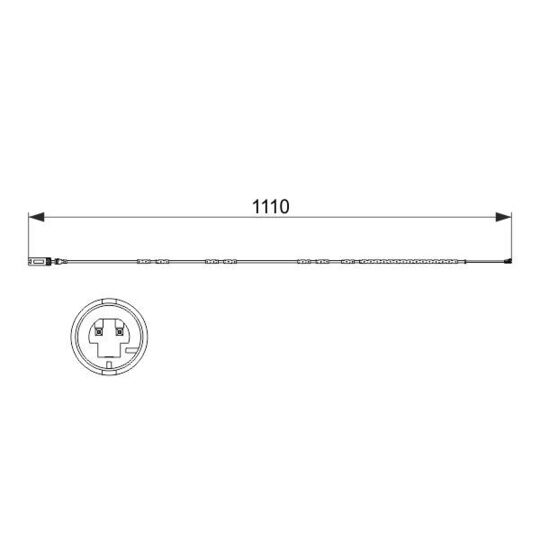 1 987 473 515 Warning Contact, brake pad wear
