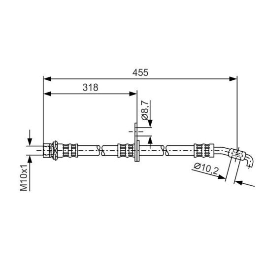 1 987 476 255 Brake Hose