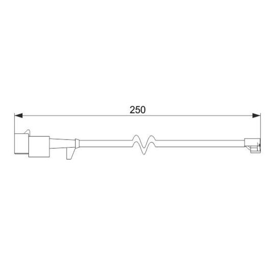 1 987 474 574 Warning Contact, brake pad wear