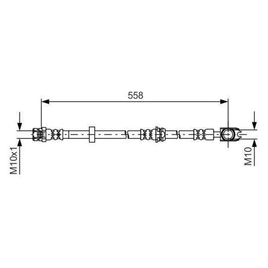 1 987 481 632 Brake Hose