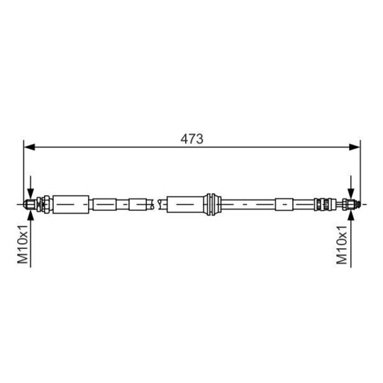 1 987 476 066 Brake Hose
