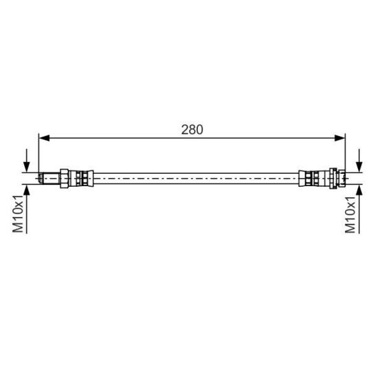 1 987 481 488 Brake Hose
