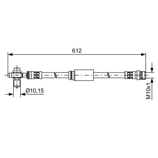 1 987 481 631 Brake Hose
