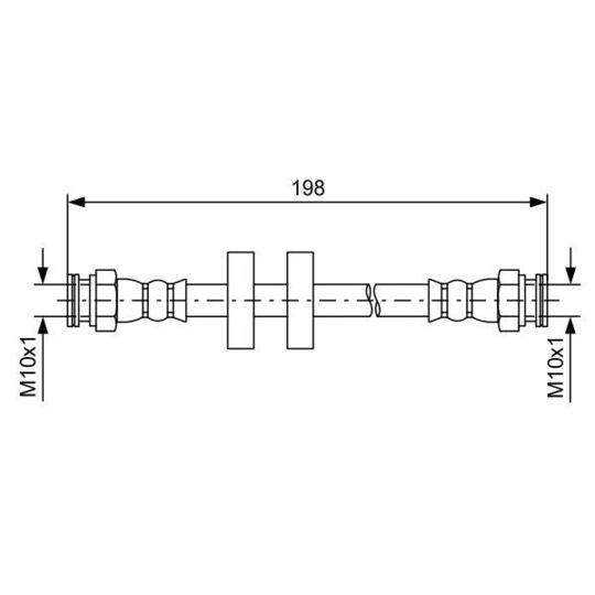 1 987 481 581 Brake Hose