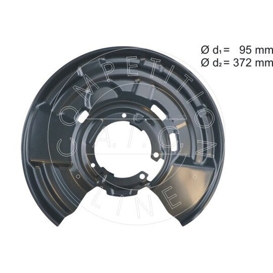 56986 Splash Panel, brake disc