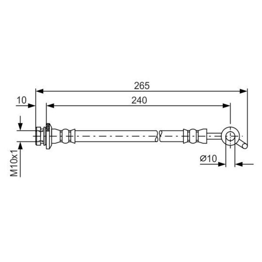 1 987 481 571 Brake Hose