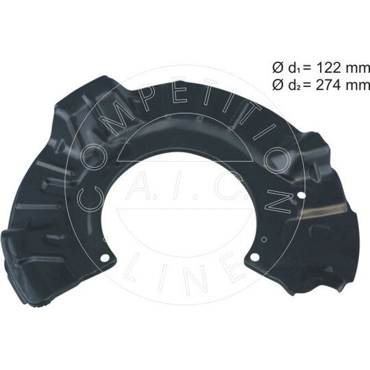 57129 Splash Panel, brake disc