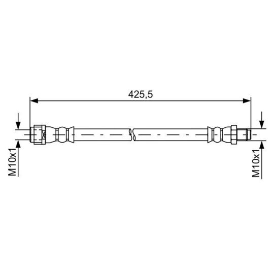 1 987 481 610 Brake Hose