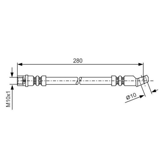 1 987 481 014 Brake Hose