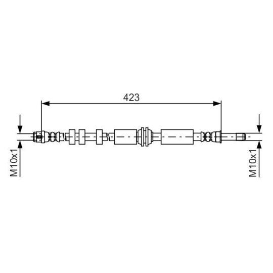 1 987 481 601 Brake Hose