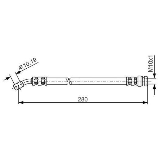 1 987 476 772 Brake Hose