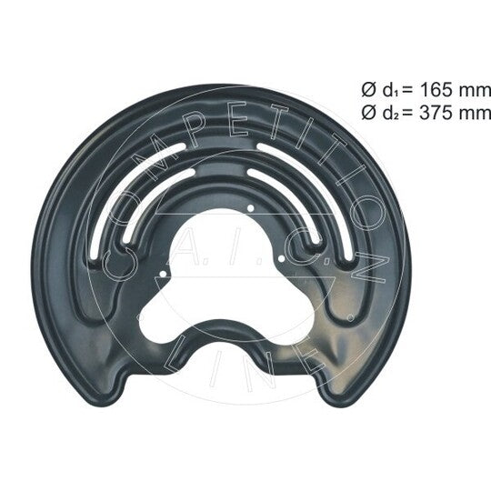 57575 Splash Panel, brake disc